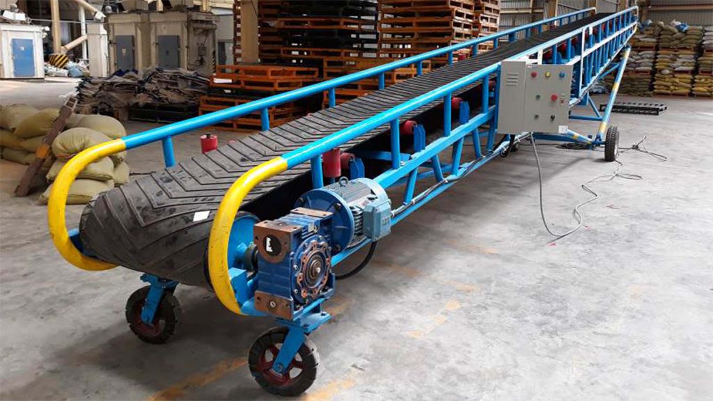 Adjustable Mobile Belt Conveyor – MANN STANDARD MACHINERY CONVEYOR